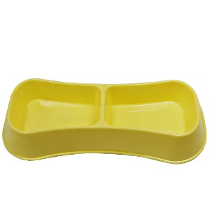 라온 플라스틱 쌍식기(노랑)