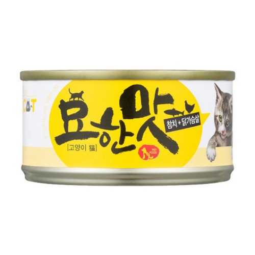 묘한맛 참치&amp;닭가슴살캔80gX24개(1박스)(품절)