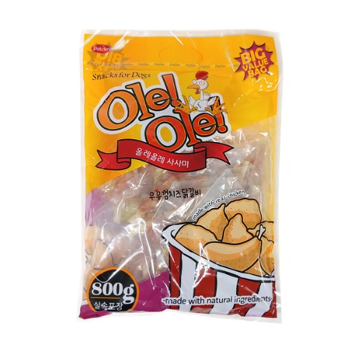 올레올레 우유껌 치즈닭갈비800g