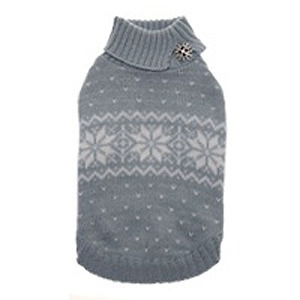 [PA-SW041] Snowflake Rhinestone Sweater (블루)