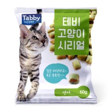 테비 고양이 시리얼(60g/연어)